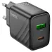 Hoco CS23A 30W Dual Port Wall Charger With Type-C to IP Cable