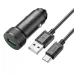 Hoco Z49A Level Single Port 18W Car Charger With Type-C Cable