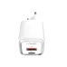 LDNIO A2318M wall charger with USB-A and USB-C ports, compact white design with EU plug and dual output ports