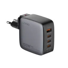 LDNIO Q408 4 Port 100W GaN Charger Adapter