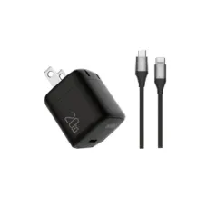 QCY CK03-MG 20W Type-C Charger Adapter With Lightning Cable