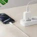 Charging phone by XO L141 20W Fast Charger Adapter with Type-C Cable