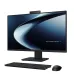 Front view of the ASUS ExpertCenter P400 AiO P470VAK Core 7 All-in-One PC with keyboard and mouse placed in front.