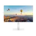 Front view of Value-Top GS40GW-i31215U-16 All-in-One PC displaying air balloon landscape with thin bezels and white stand.