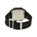 Back view of Casio AE-1200WHB-1BVDF Digital Watch showing engraved stainless steel case and black nylon strap.