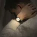 Person wearing the Casio MQ-24-7BLDF Analog Watch on the wrist in a lifestyle close-up with a cozy sweater.