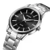 Close-up angled view of the Casio MTP-1303D-1AVDF Analog Watch showcasing its black dial and polished case.