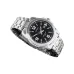 Angled display view of the Casio MTP-1314D-1AVDF Analog Watch with its metallic link band resting on a white background.
