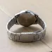 Back view of Casio MTP-V005D-1B5UDF Analog Watch showing engraved stainless steel case and folding clasp mechanism.