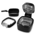 Delonghi FH2394.BK 1.5L Multi Cooker IdealFry Digital Air Fryer disassembled with basket and lid shown