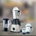 Product view of Tefal Apexgrind Plus Mixer Grinder with stainless steel jar attached and three additional jars displayed.