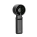 Front view of Aecooly PB02 A Halo 2 Handheld Fan in black showing slim handle with circular fan head and compact design