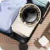 Aecooly TB01 Chic 01 Portable Table Fan packed in bag with display panel showing compact travel friendly design