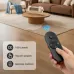 Close-up view of Aecooly TH01 Tower 01 Powerful Wall Mount Tower Fan remote control in hand showing power level 