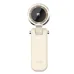 XO MF102 Handheld Fan, front view showing compact foldable fan with digital display and handheld design
