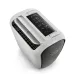 DeLonghi DNS65 Tasciugo AriaDry Light Dehumidifier front view white body top control panel with air vent