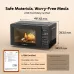 Front view of Oraimo InfiWave Oven with digital panel, transparent door, and LFGB food safety certification.