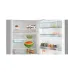 Interior fridge view of the BOSCH KGN56LB31U Series 6 559L Refrigerator showing food items arranged on shelves and door bins.