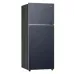 Front left-side angle view of Haier HRF-475VMB 488L refrigerator with sleek exterior finish.