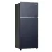 Front left-side angle view of Haier HRF-500VMB 518L refrigerator with dual-door design.
