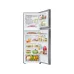 Open stocked interior view of the SAMSUNG RT31CG5424S9SS 301L Top Mount Refrigerator filled with food items.