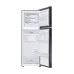 Open empty interior view of the Samsung RT35CB564422 345L Top Mount Refrigerator showing shelves and freezer compartment layout.