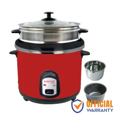 Singer B2800AMMO-PRO 2.8 L Rice Cooker Red