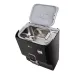 High angle view showing open top stainless steel tank of LG WW131NF RO + Carbon Filter 8L Water Purifier.