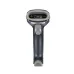 Close-up of Winson WNI-6273/V Barcode Scanner showing black and gray body, trigger handle, and laser warning label.