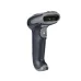 Angled view of Winson WNI-6750g Barcode Scanner highlighting optical sensor, ergonomic grip, and gray accents.