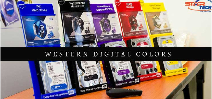 Western Digital Hard Disk Drive Color Explained