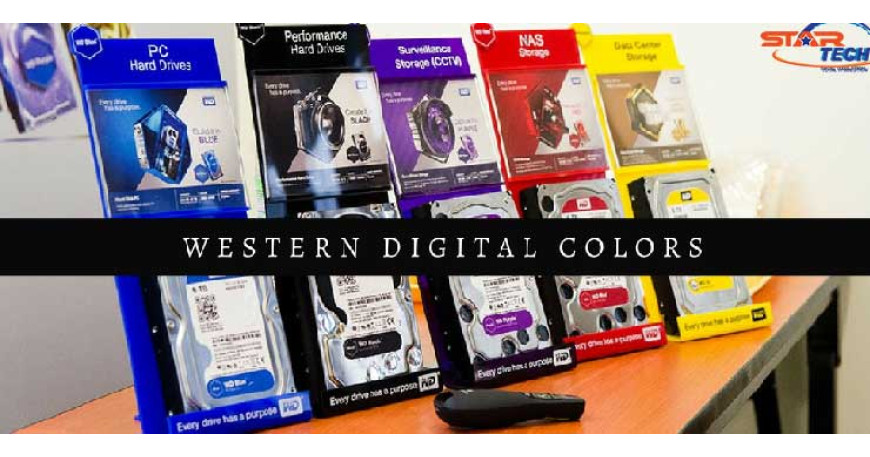 Western Digital Hard Disk Drive Color Explained