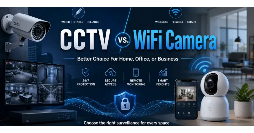 CCTV vs. WiFi Camera: Which Is Better For Home, Office, or Business?