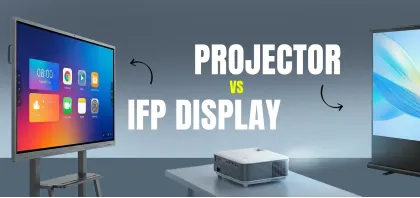 Projector vs. Interactive Flat Panel Display