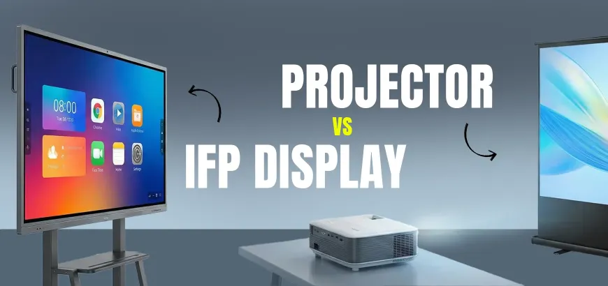 Projector vs. Interactive Flat Panel Display