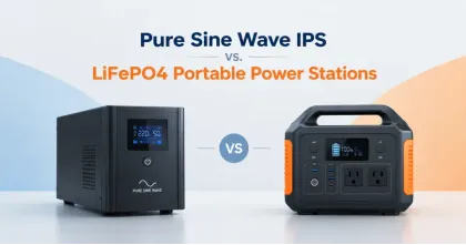 Pure Sine Wave IPS vs. LiFePO4 Portable Power Stations