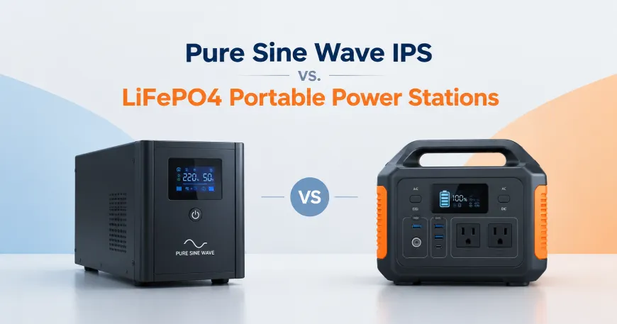Pure Sine Wave IPS vs. LiFePO4 Portable Power Stations