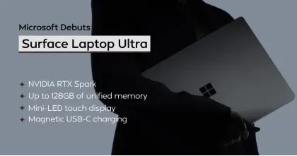 Microsoft debuts Nvidia-powered Surface Laptop Ultra