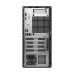 Rear view of Dell desktop tower with multiple USB ports, HDMI, Ethernet, expansion slots, and ventilation grille design