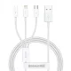 Baseus Superior Series 1 Meter 3 in 1 USB to MicroUSB + Lightning + Type-C Fast Charging Cable