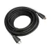 Coiled DTECH DT-H008 10M HDMI Cable with black housing and connectors visible at both ends.