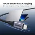 100W super fast charging of UGREEN L520 Type-C to Type-C Magnetic PD Fast Charging 1m Cable #55517