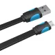 Vention VAS-A08-B150 Flat USB Male to Micro USB 1.5M Cable