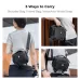 K&F Concept KF13.222 Crossbody Camera Bag showing multiple carry option