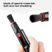 Close-up view of K&F Concept SKU.1691 Lens Cleaning Pen Brush soft retractable brush tip held in hand