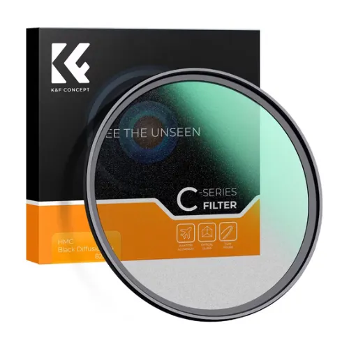 K&F Concept 40.5mm C-Series HMC 1/4 Black Diffusion/Black Mist Camera Lens Filter