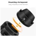 Close-up angled view highlighting bayonet mount installation of K&F Concept KF03.105 Canon ES-68 II Lens Hood.