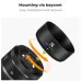 Close-up angled view highlighting bayonet mount installation of K&F Concept KF03.107 Canon ES-65B Lens Hood.