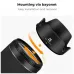 Close-up angled view highlighting bayonet mount installation of K&F Concept KF03.109 Canon EW-78F Lens Hood.