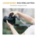 Close-up macro view showing Duraflex safety buckle on K&F Concept KF13.132 Adjustable Camera Strap.